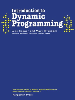 cover image of International Series in Modern Applied Mathematics and Computer Science, Volume 1